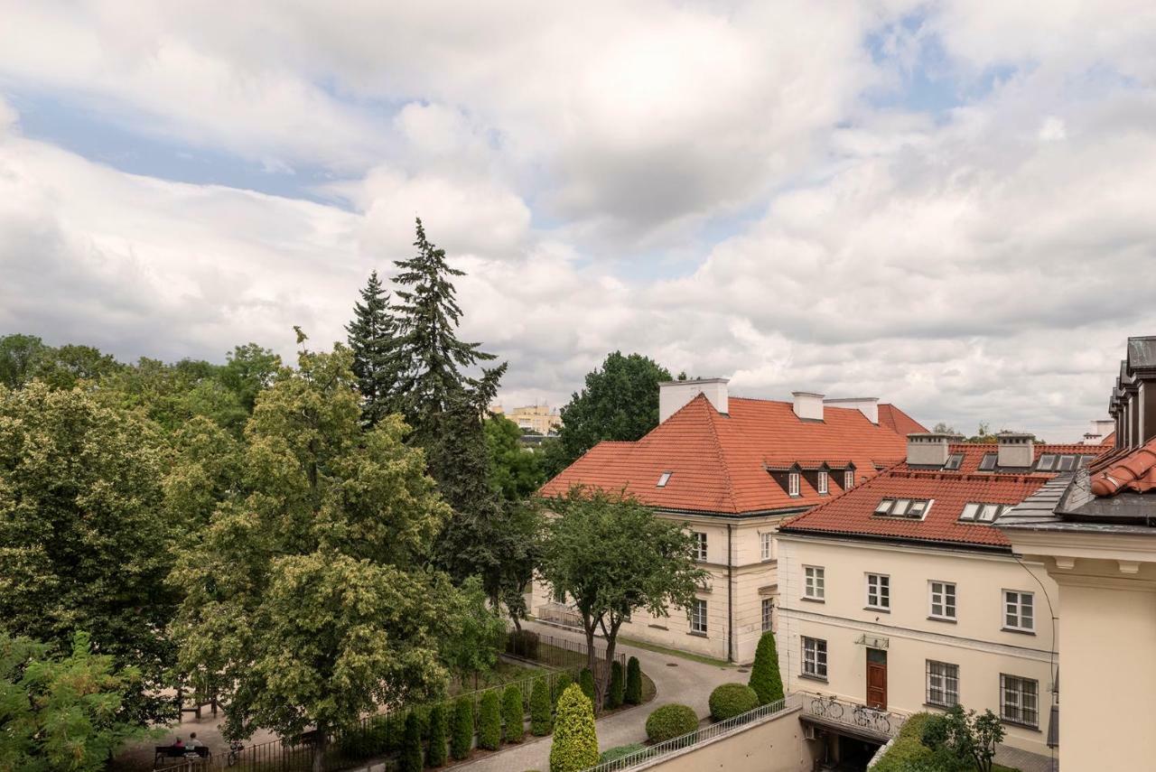 Apartament Ogrod Krasinskich Varšava Exteriér fotografie
